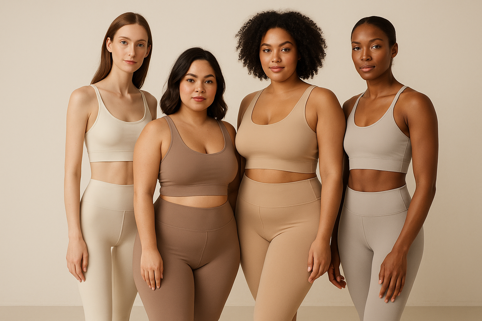 Lets add three moregirls with different shades matching sets